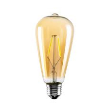 Лампа LED T64 4W-E27 2300K  220-240VAC
